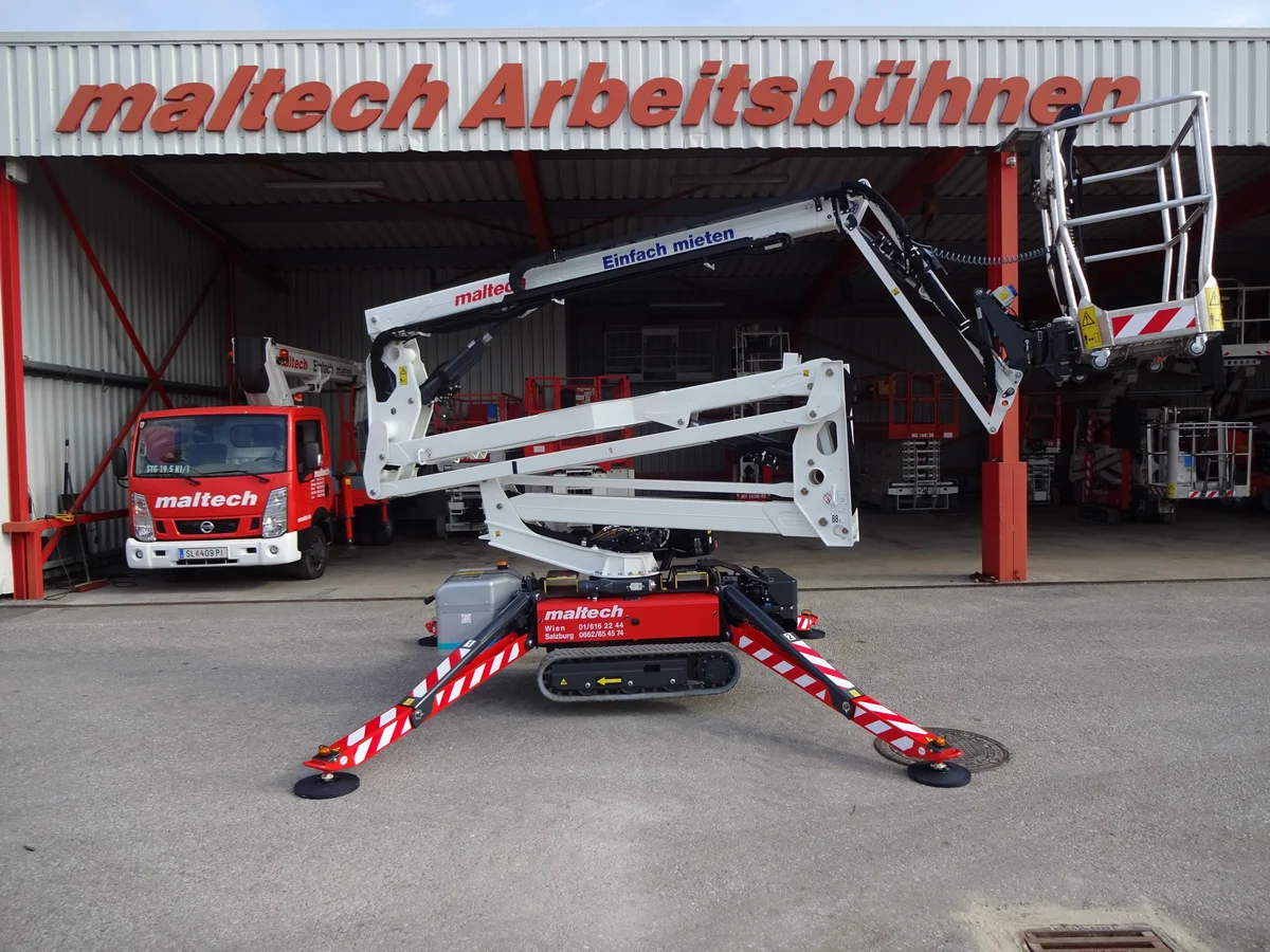 Raupenteleskopgelenk-Arbeitsbühne MT 170RB | maltech.com
